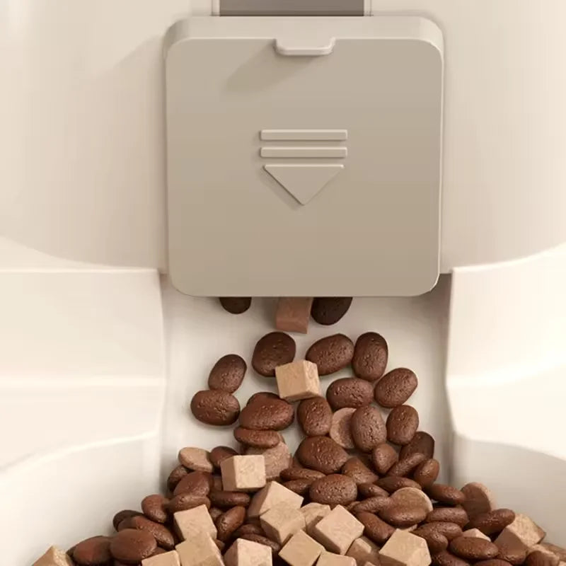 Large-Capacity Automatic Pet Feeder & Water Dispenser — 2-in-1 Food & Water Bowl Set