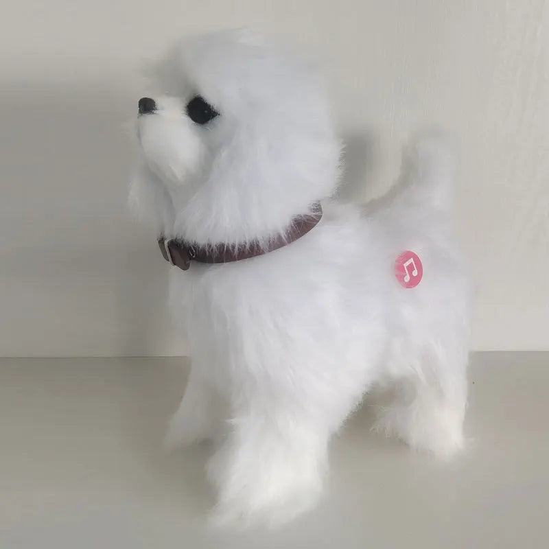 Interactive Robot Dog Toy — Electronic Plush Puppy with Sound, Walk & Touch Control