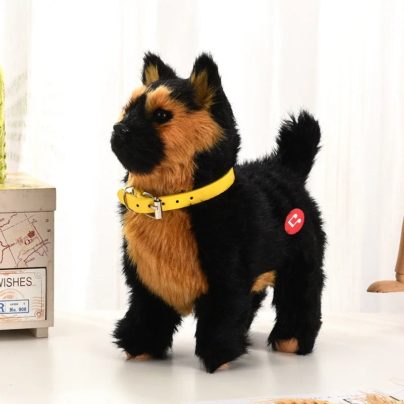 Interactive Robot Dog Toy — Electronic Plush Puppy with Sound, Walk & Touch Control