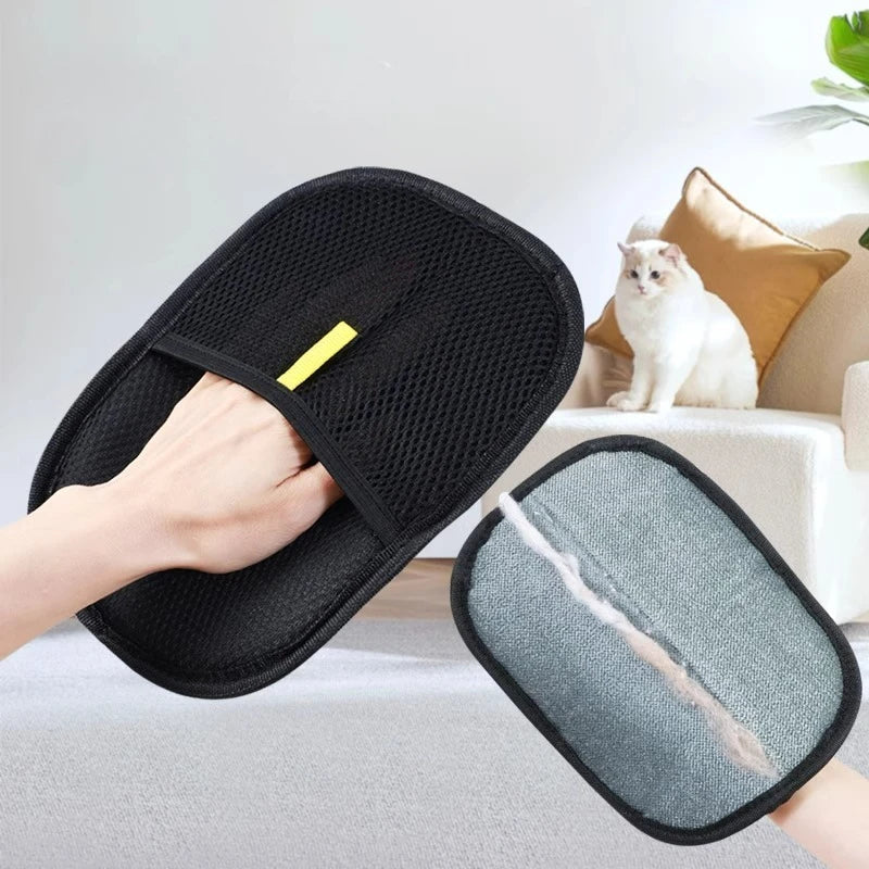 Reusable Pet Hair Remover Gloves – Washable Lint & Fur Cleaner for Clothes