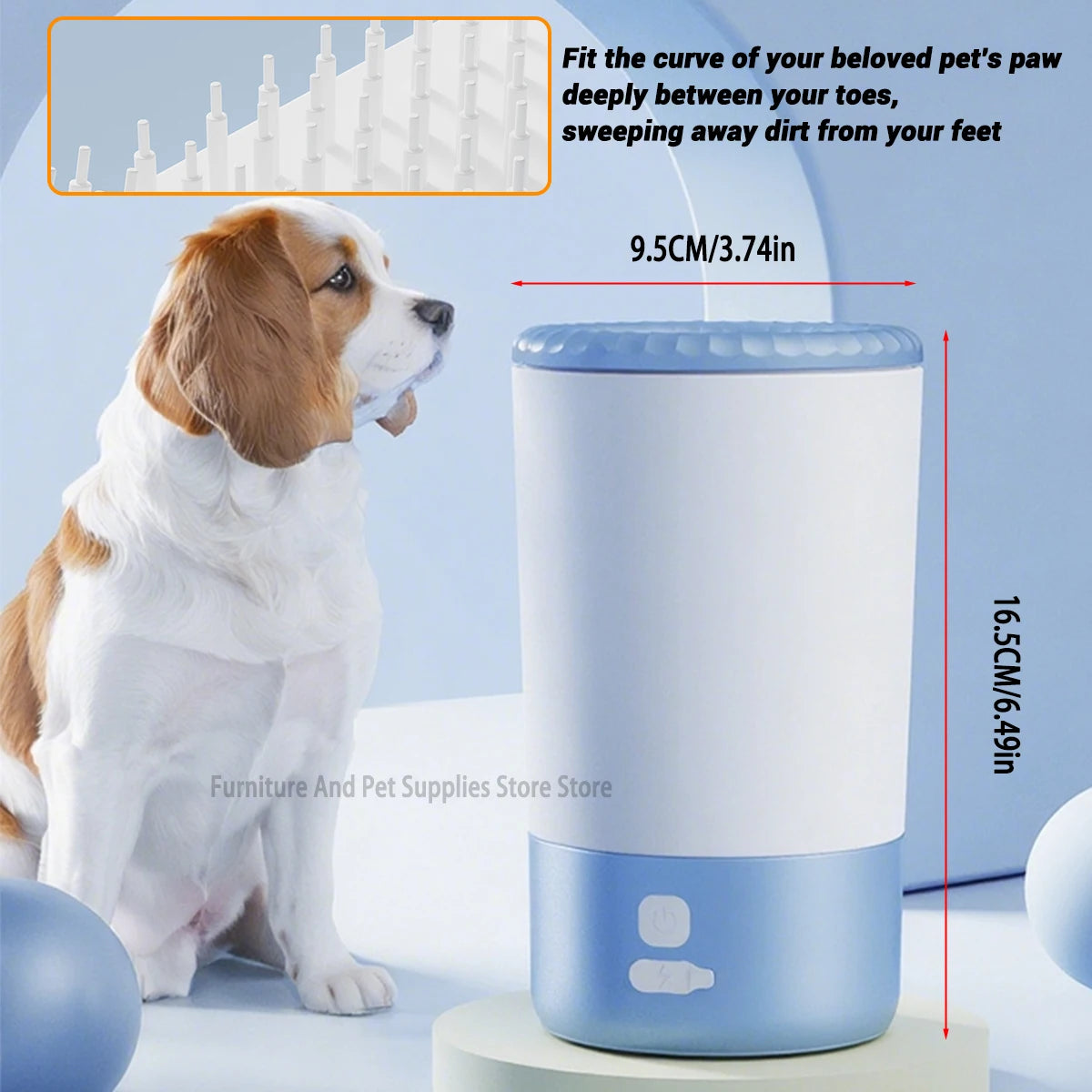 Electric Pet Paw Cleaner — Portable Automatic Foot Wash Cup for Dogs