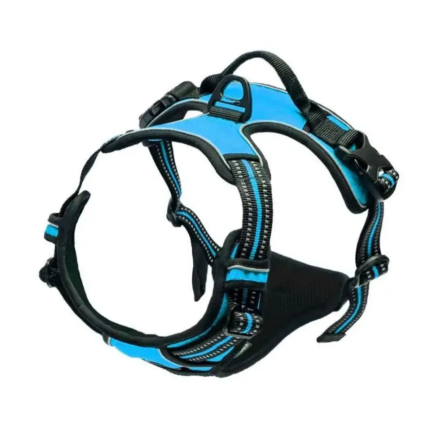 No Pull Dog Harness — Adjustable Vest with Leash & Collar Set for Small, Medium & Large Dogs
