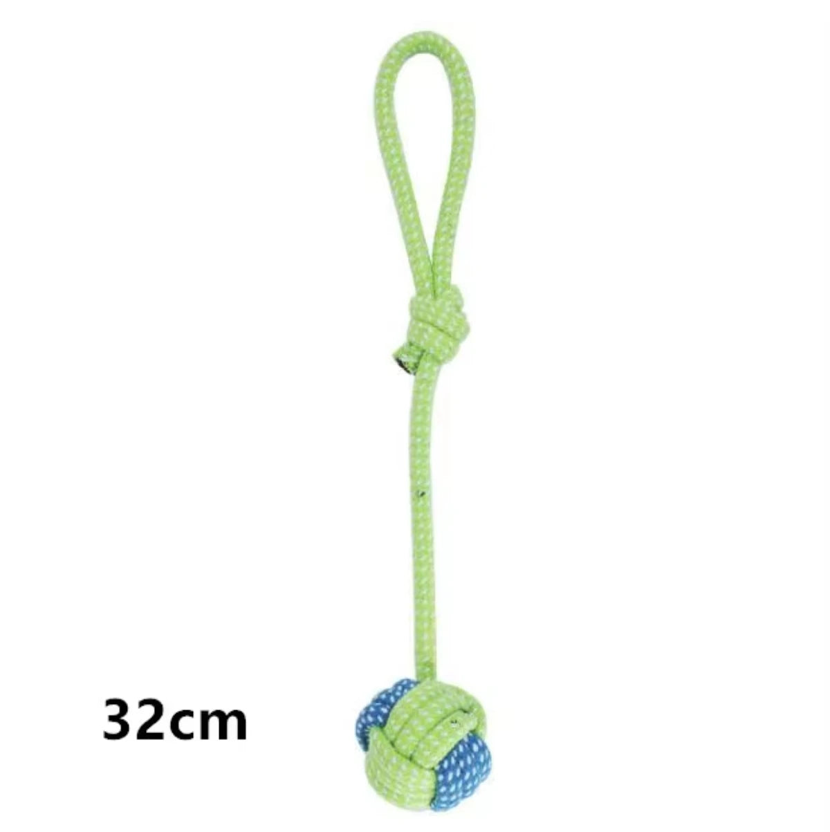 Cotton Rope Chew Toy & Toothbrush Ball for Dogs — Dental Health & Fun