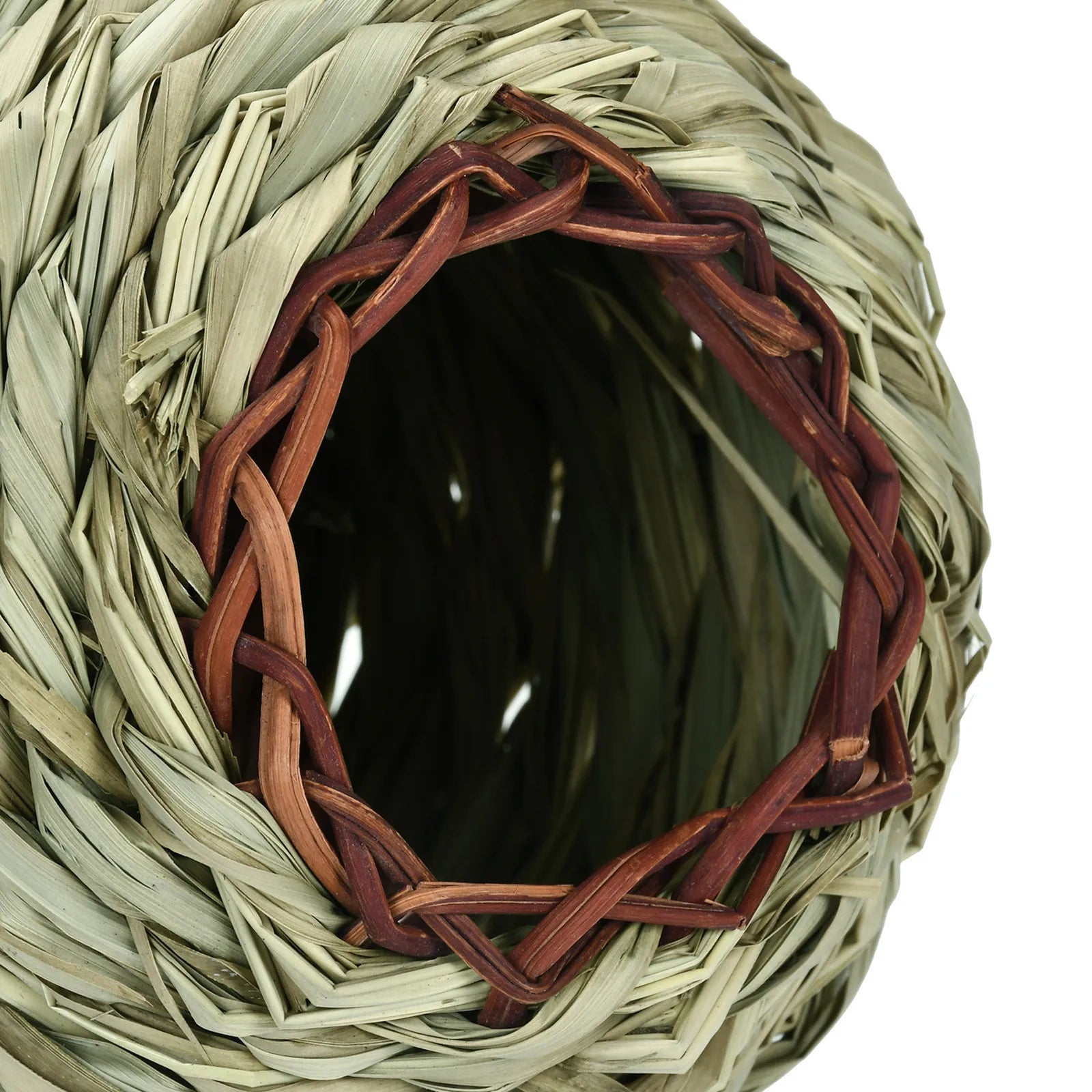 Handwoven Outdoor Bird Nest Hanging Bed – Decorative Pet Shelter for Garden
