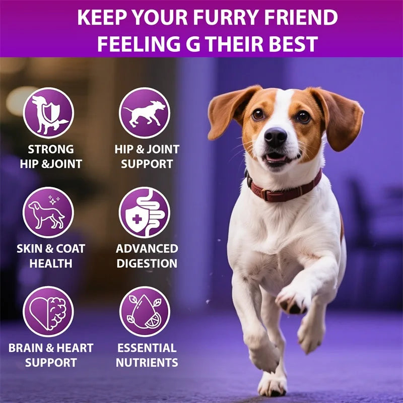 Dog Multivitamin Supplement — Healthy Skin, Coat, Joints & Digestive Support