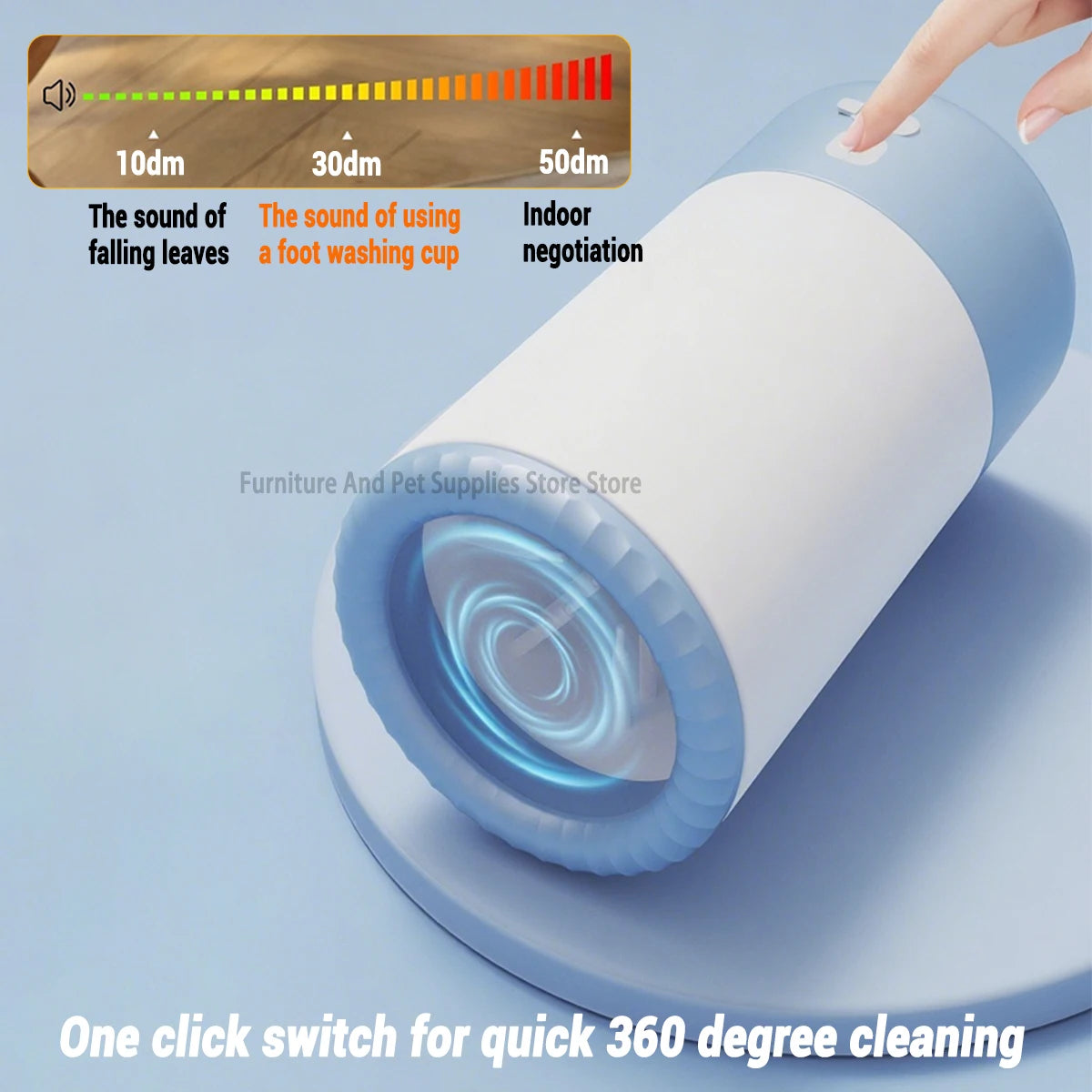 Electric Pet Paw Cleaner — Portable Automatic Foot Wash Cup for Dogs