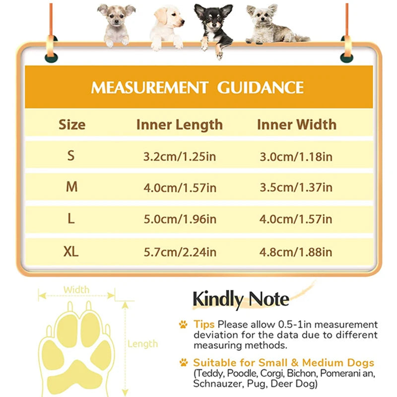 Breathable Waterproof Dog Shoes with Reflective Safety Strip — All-Weather Paw Protection