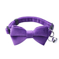 Bowknot Cat Collar with Bell — Safety Breakaway Buckle Collar for Kittens & Puppies
