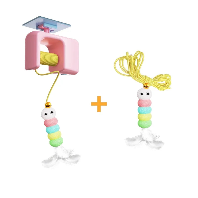 Electric Door-Hanging Cat Toy – Interactive Self-Entertainment Scratch & Play Rope
