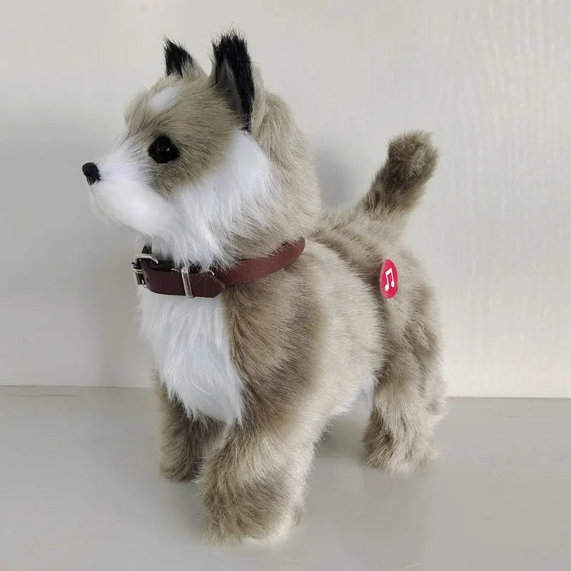 Interactive Robot Dog Toy — Electronic Plush Puppy with Sound, Walk & Touch Control