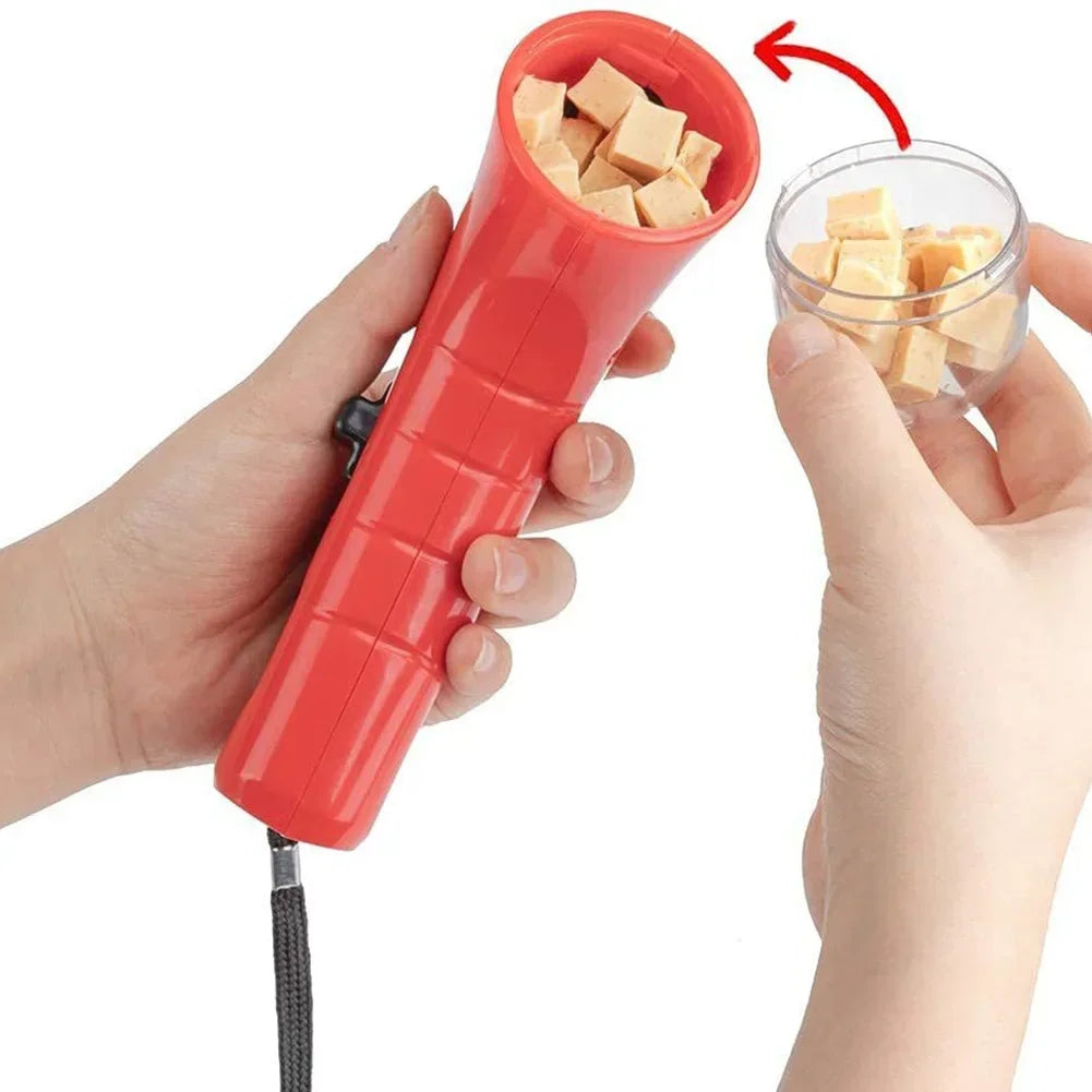 Interactive Dog Treat Launcher — Portable Snack Dispenser Gun for Puppy Training