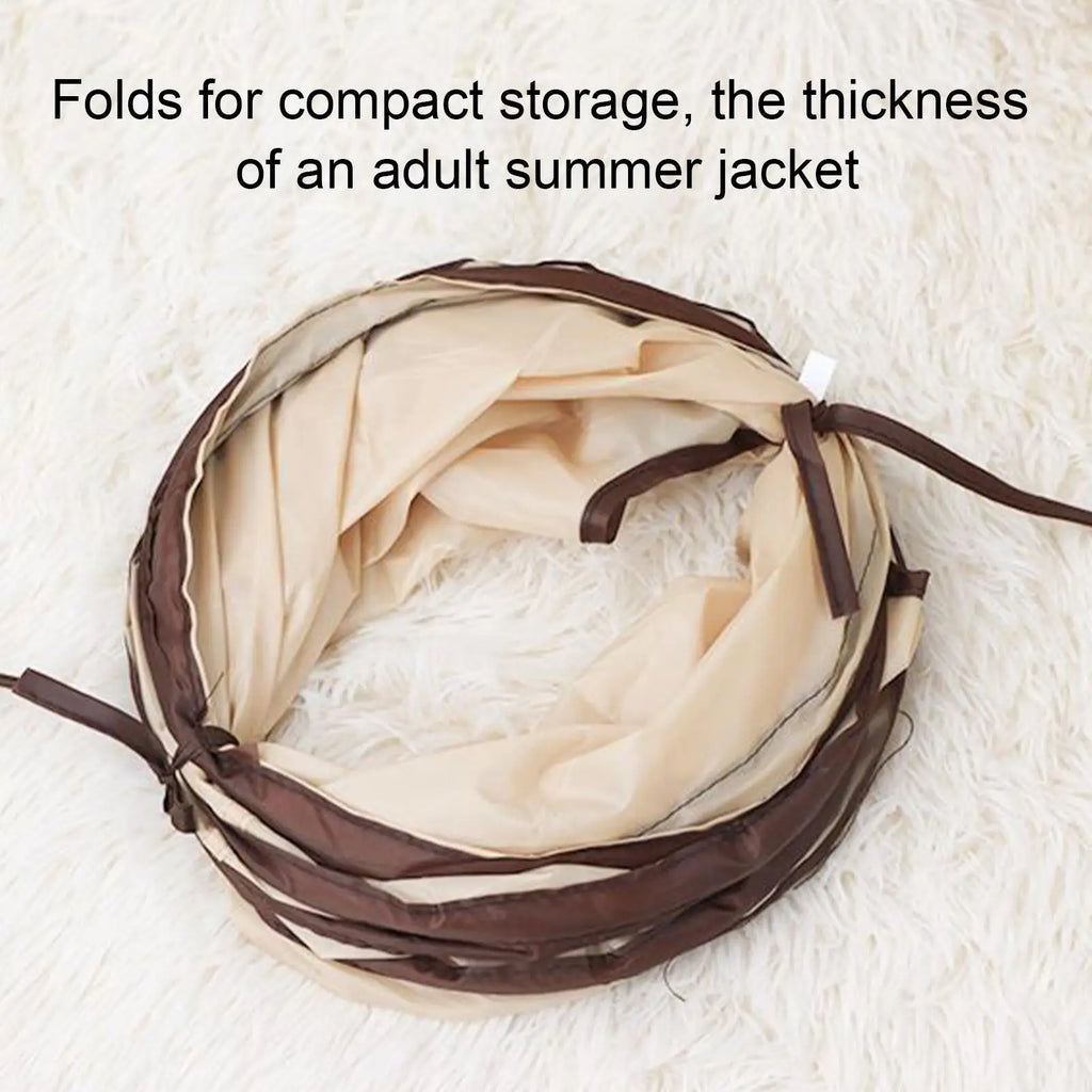 Foldable Cat Tunnel Toy – Interactive Indoor Play Tube for Kittens & Puppies