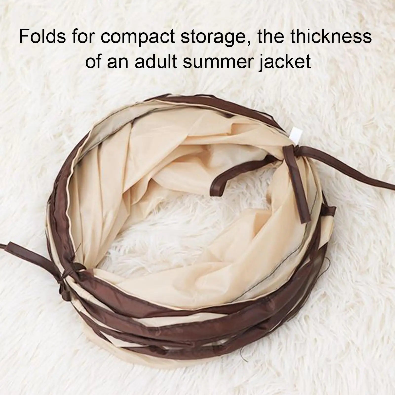 Foldable Cat Tunnel Toy – Interactive Indoor Play Tube for Kittens & Puppies