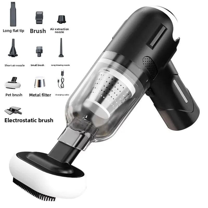 39000Pa Wireless Pet Hair Vacuum – Rechargeable Anti-Tangle Grooming Tool for Cats & Dogs