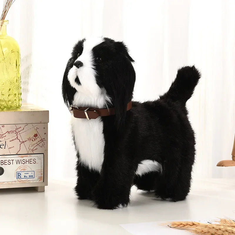 Interactive Robot Dog Toy — Electronic Plush Puppy with Sound, Walk & Touch Control