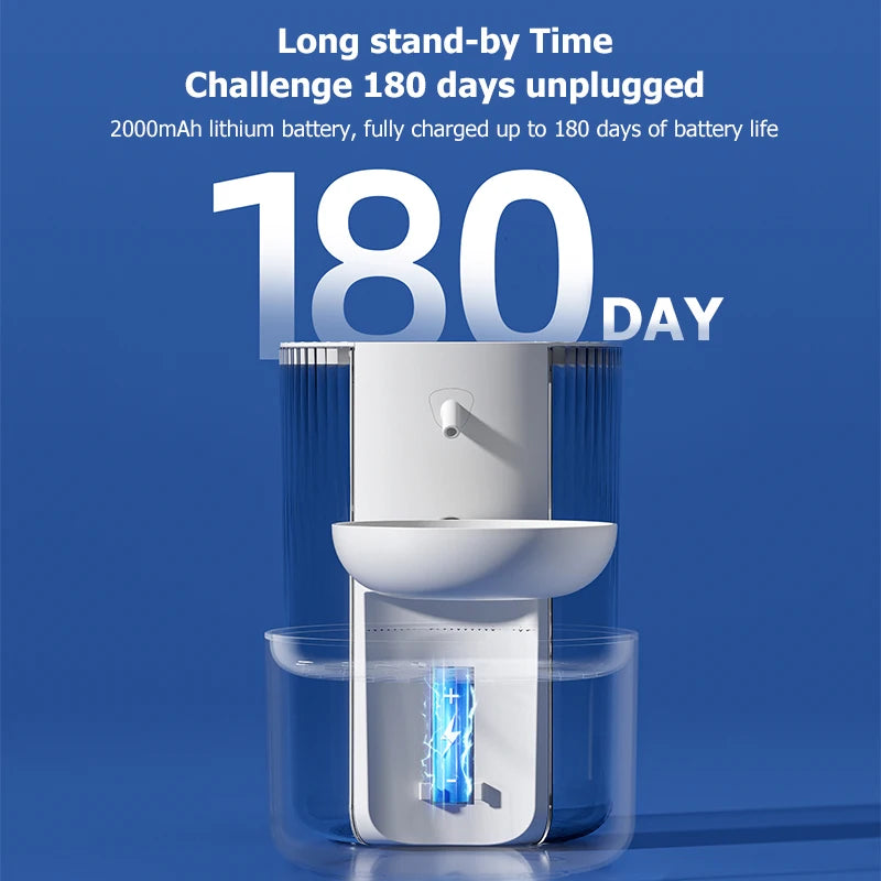 Wireless Smart Pet Water Fountain — Rechargeable Automatic Water Feeder for Cats & Dogs