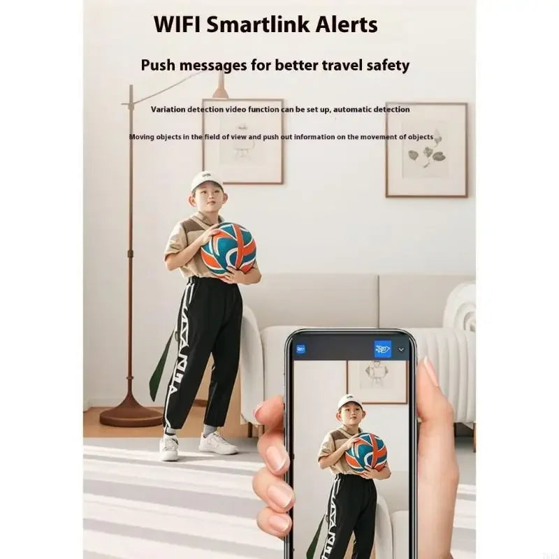 360° Rotating Pet Camera – Two-Way Talk, Night Vision & Home Security Robot