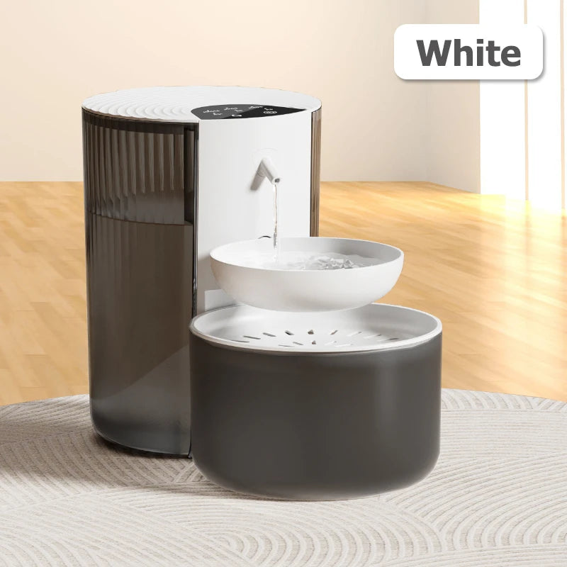 Wireless Smart Pet Water Fountain — Rechargeable Automatic Water Feeder for Cats & Dogs