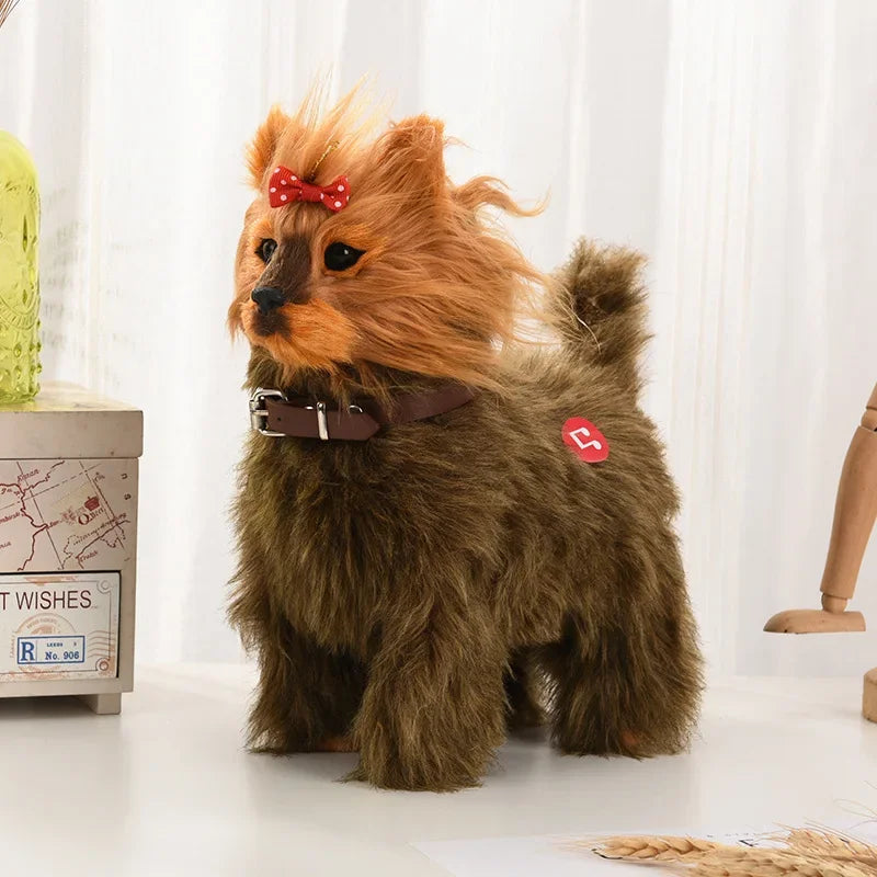 Interactive Robot Dog Toy — Electronic Plush Puppy with Sound, Walk & Touch Control