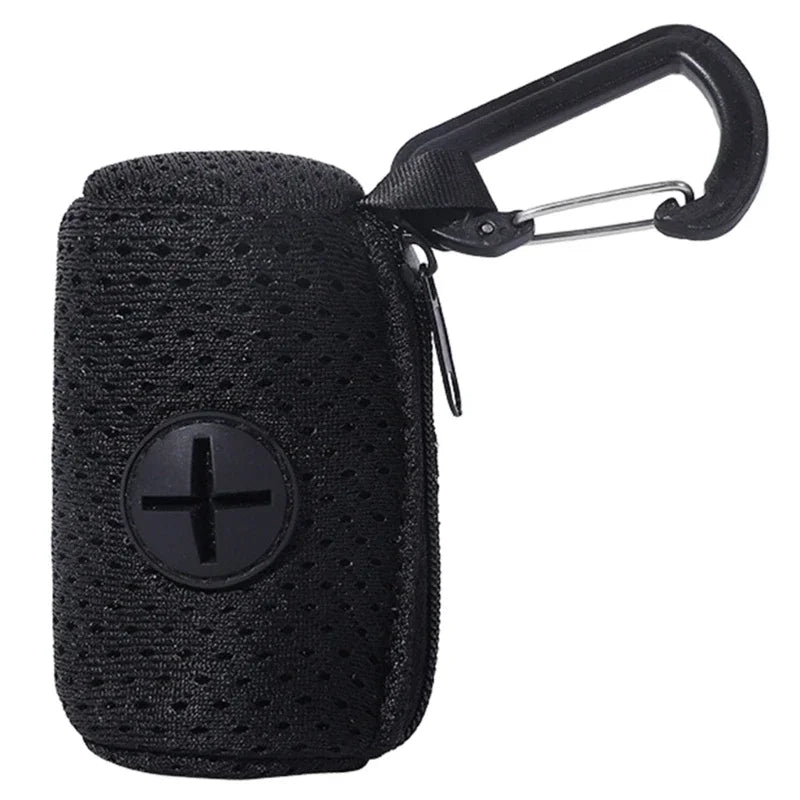 Mesh Poop Bag Dispenser for Dogs — Leash Attachment & Easy Tear Bags