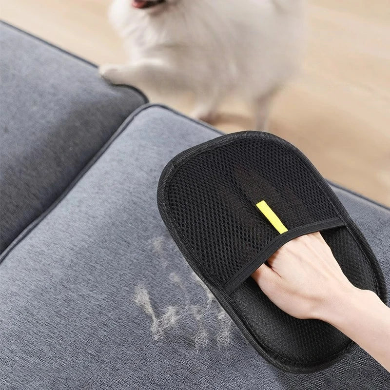 Reusable Pet Hair Remover Gloves – Washable Lint & Fur Cleaner for Clothes