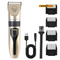 Electric Pet Hair Clipper & Grooming Set — Trimmer Shaver for Dogs, Cats & Rabbits