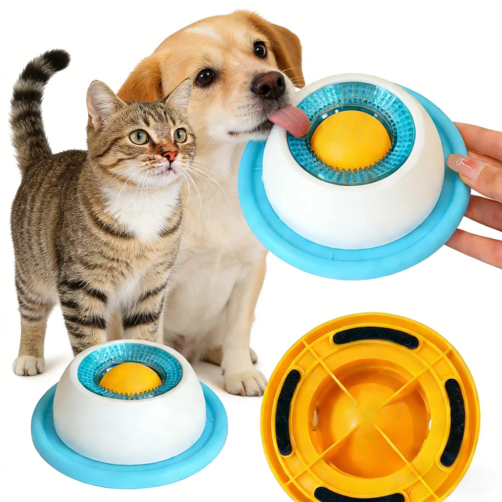 Lick Mat Slow Feeder for Dogs & Cats — Anxiety Relief & Boredom Buster