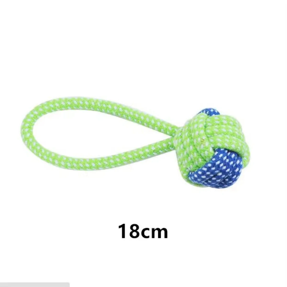 Cotton Rope Chew Toy & Toothbrush Ball for Dogs — Dental Health & Fun
