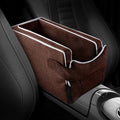 Car Center Console Pet Bed – Non-Slip Travel Seat Mat for Cats & Small Dogs