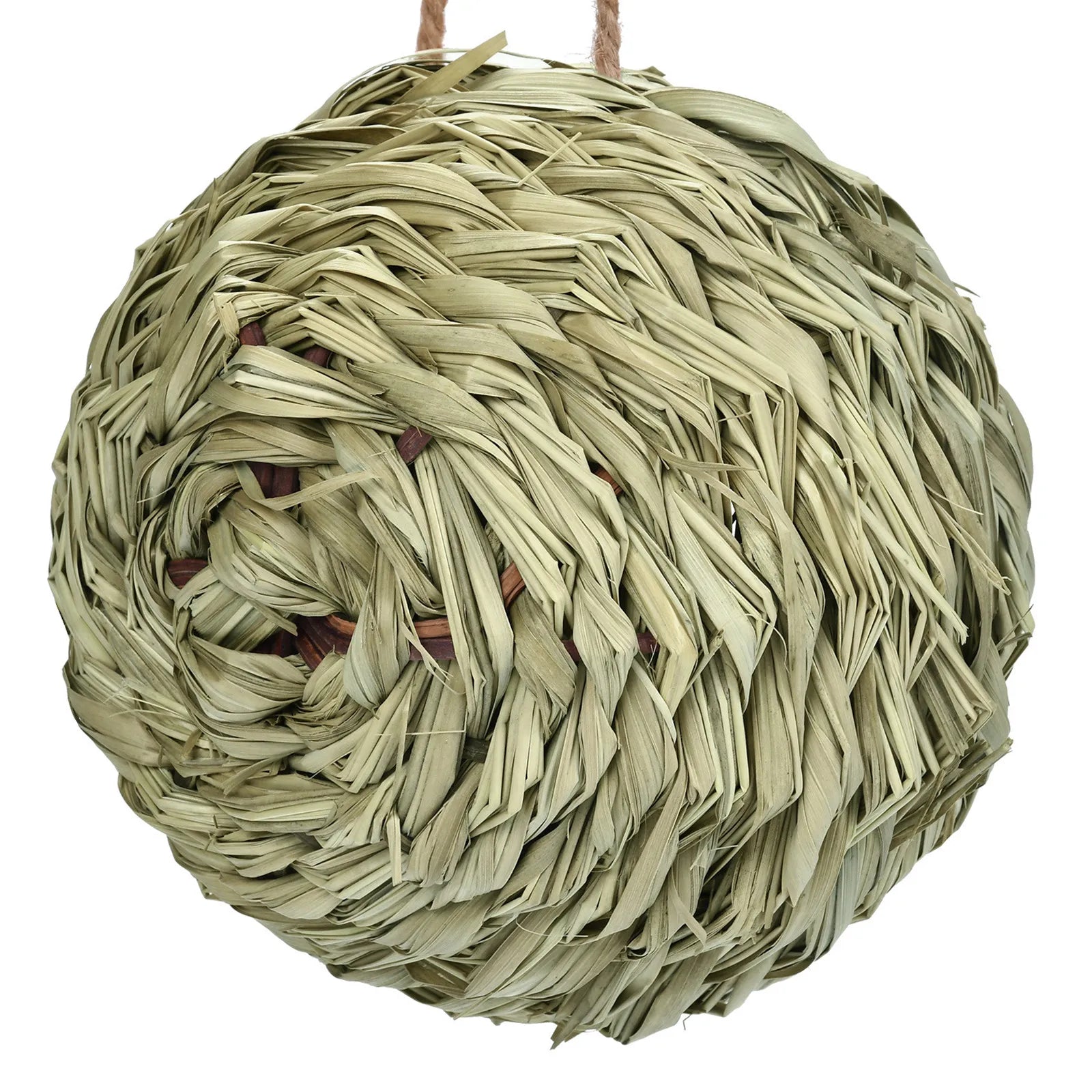 Handwoven Outdoor Bird Nest Hanging Bed – Decorative Pet Shelter for Garden