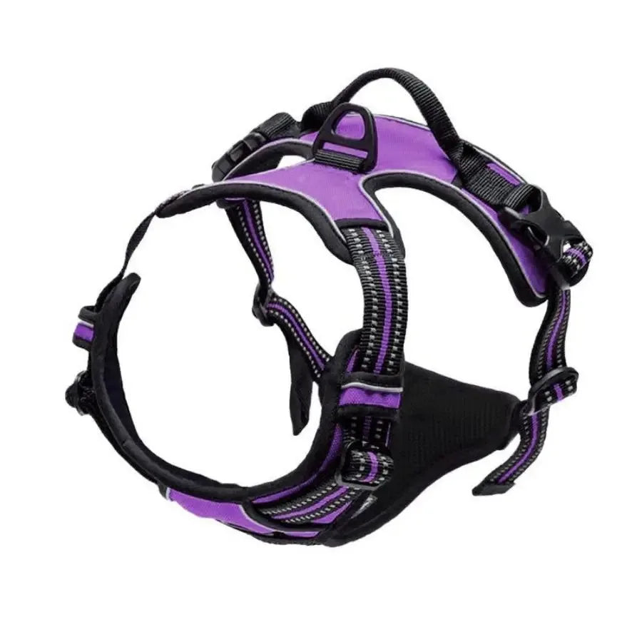 No Pull Dog Harness — Adjustable Vest with Leash & Collar Set for Small, Medium & Large Dogs