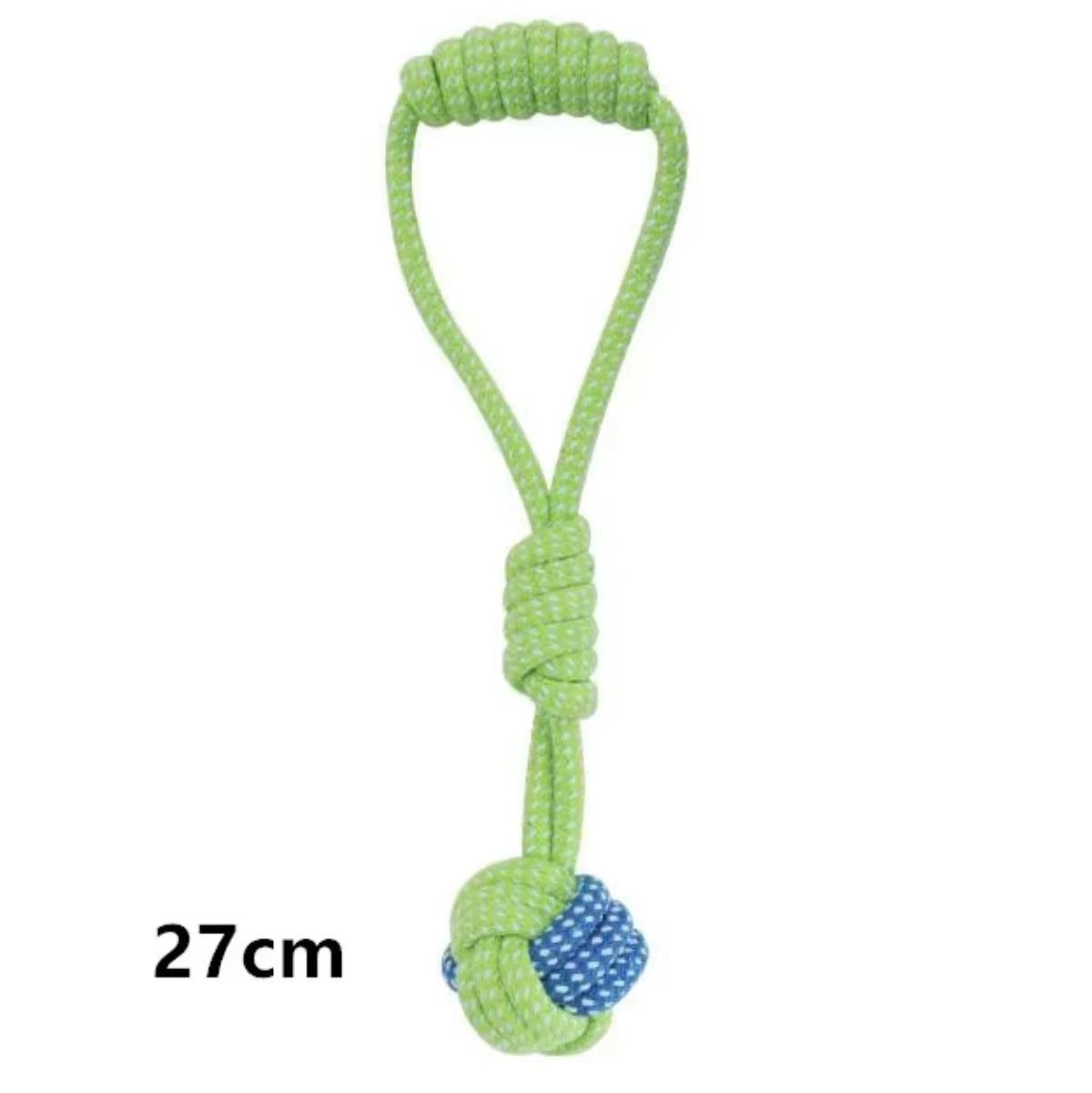 Cotton Rope Chew Toy & Toothbrush Ball for Dogs — Dental Health & Fun