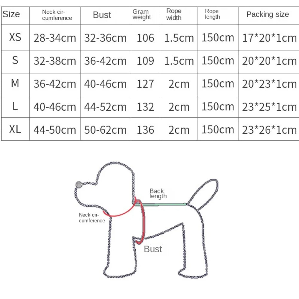 Cartoon No-Pull Dog Harness & Leash — Adjustable Anti-Escape Walking Set for Pets