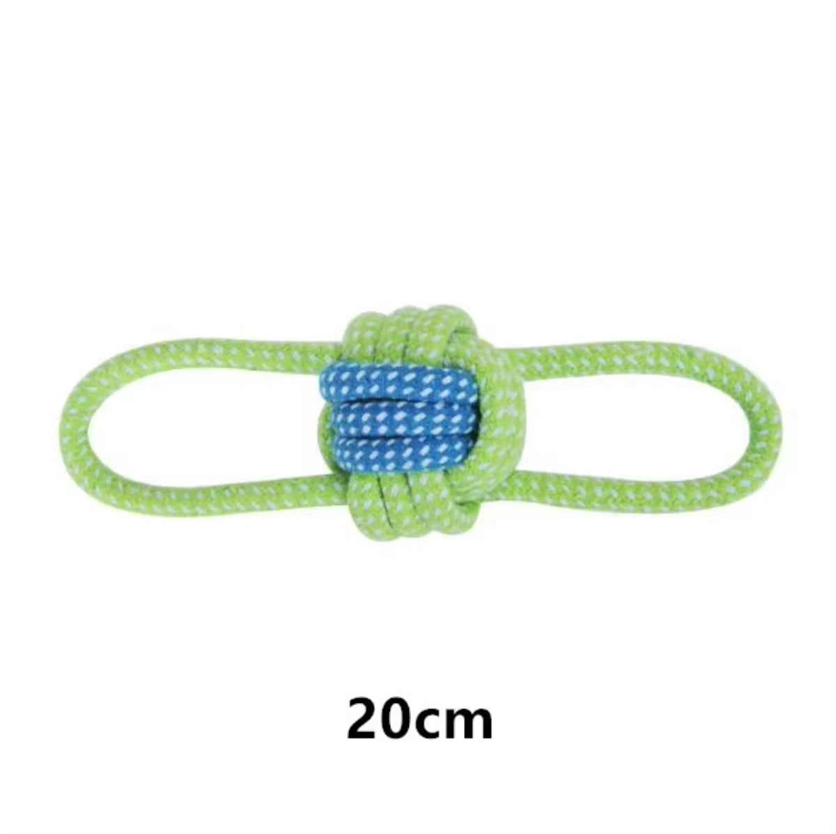 Cotton Rope Chew Toy & Toothbrush Ball for Dogs — Dental Health & Fun