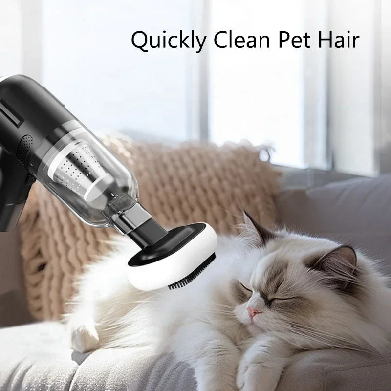 39000Pa Wireless Pet Hair Vacuum – Rechargeable Anti-Tangle Grooming Tool for Cats & Dogs