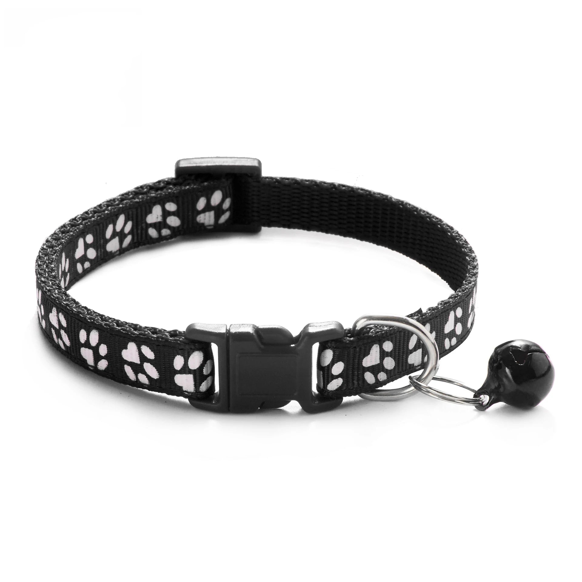 Colorful Cartoon Bell Collar — Adjustable Safety Necklace for Cats, Kittens & Puppies