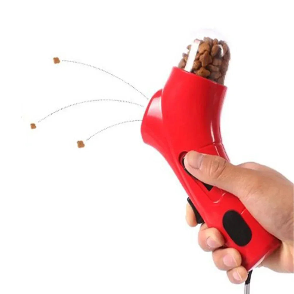 Interactive Dog Treat Launcher — Portable Snack Dispenser Gun for Puppy Training