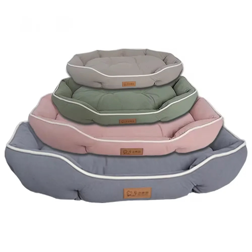 Large Pet Sofa Bed – Warm Winter Dog & Cat Cushion with Big Sleeping Space