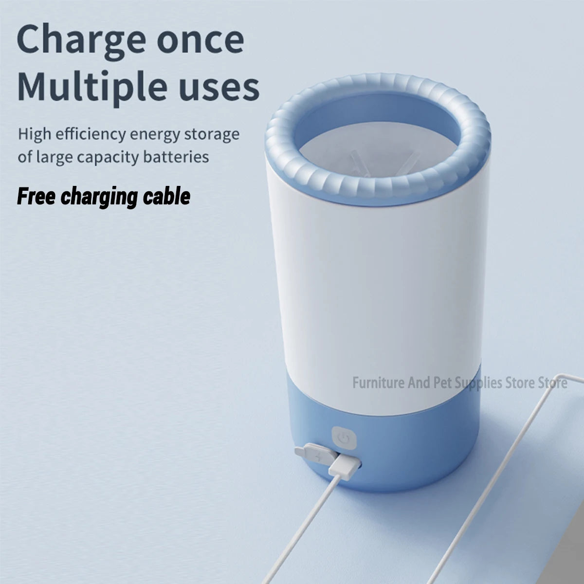 Electric Pet Paw Cleaner — Portable Automatic Foot Wash Cup for Dogs