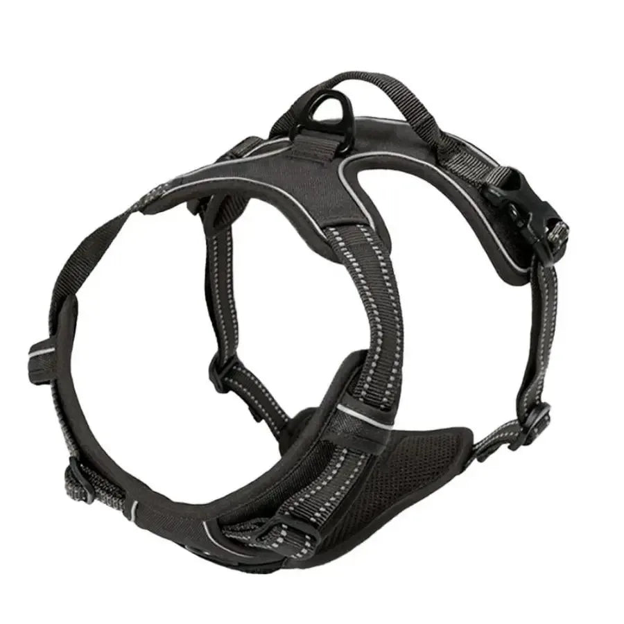 No Pull Dog Harness — Adjustable Vest with Leash & Collar Set for Small, Medium & Large Dogs