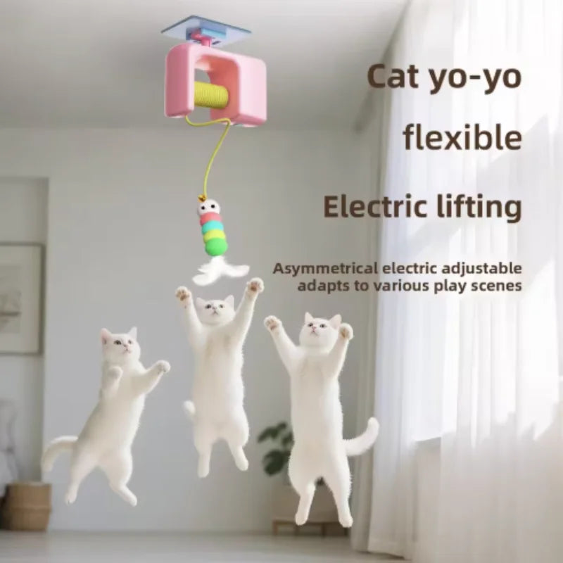 Electric Door-Hanging Cat Toy – Interactive Self-Entertainment Scratch & Play Rope